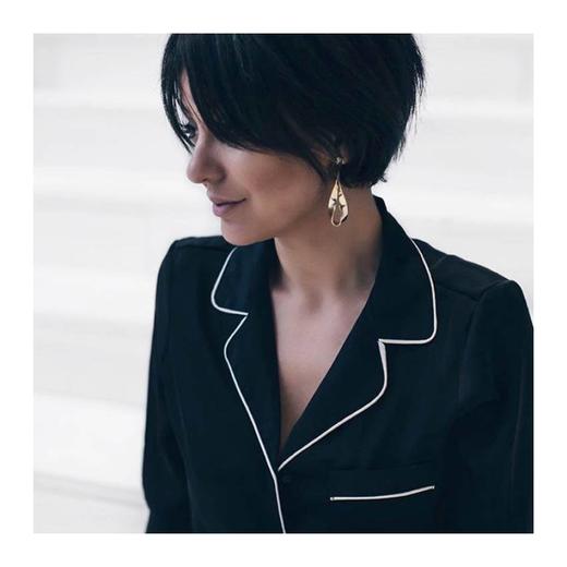 断货｜Dyrberg/Kern－SCULPTURE系列－ARC 耳环［丹麦设计师］ 商品图0