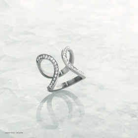 断货｜Dyrberg/Kern－MODERN系列－LABRYS 戒指（银色）［丹麦设计师］