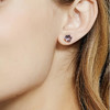 英国品牌 Martine Wester 复古经典玛汀施华洛世奇圆形耳钉 直径0.7cm 商品缩略图0