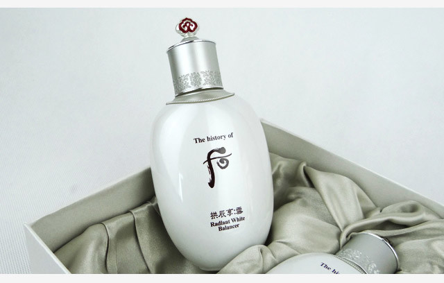正品代购韩国whoo后 共振享雪水乳霜免税版三件套 淡斑美白套装