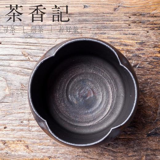 茶香记 希物工作室原创全手工粗陶花口建水650ml茶洗 茶道零配 商品图3
