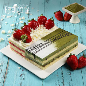 金牌相思之恋慕斯【甜甜红豆邂逅抹茶】