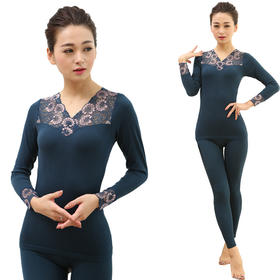 【服饰鞋包】莫代尔女士无缝保暖内衣 薄款弹力单层打底塑身美体透气秋衣秋裤