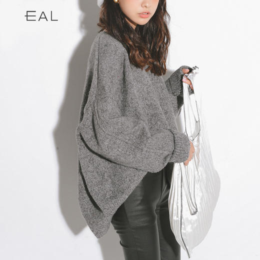 【服饰鞋包】秋冬毛衣新款女装针织衫女时尚休闲大码纯色长袖毛衣 A513 商品图0