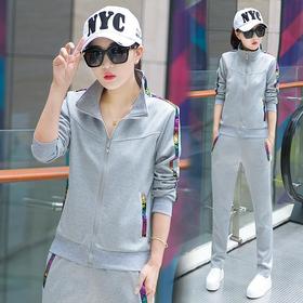 【女士休闲套装】休闲套装女秋冬款长袖开衫卫衣运动服 两件套