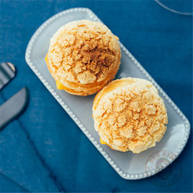 酥皮奶油水果大泡芙 一盒2颗装【满百起配送】