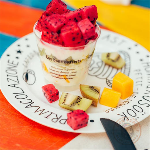 【小甜品满百起送】奶油水果杯 商品图0