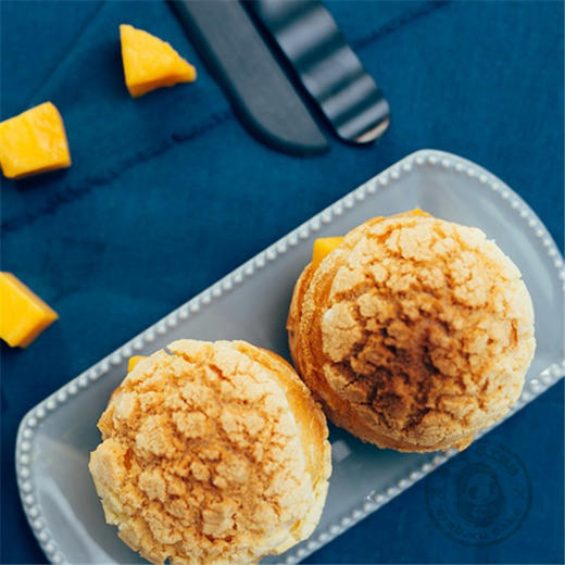 酥皮奶油水果大泡芙 一盒2颗装【满百起配送】 商品图2