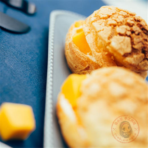 酥皮奶油水果大泡芙 一盒2颗装【满百起配送】 商品图5