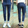 【服饰鞋包】秋冬新款男式牛仔裤男韩版 修身小脚牛仔九分裤男男生学生裤 商品缩略图0