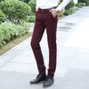 【服饰鞋包】夏季薄款休闲裤男 韩版青年时尚男裤直筒弹力裤修身长裤 商品缩略图0