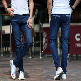 【服饰鞋包】秋季新款青少年弹力小脚牛仔裤韩版修身男士牛仔服装男装裤子
