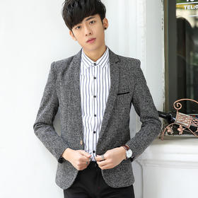 【服饰鞋包】秋季男士休闲西装韩版修身薄款青年小西装外套男便服