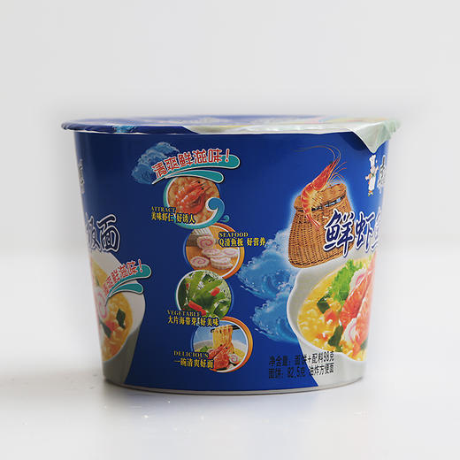 康师傅鲜虾鱼板面
