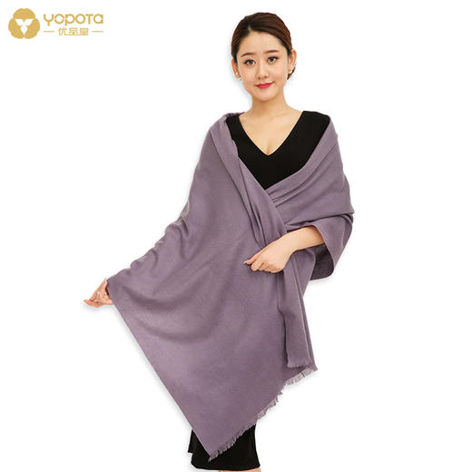 香港优品堂【雅致嫣然】春夏秋冬季高档羊绒百搭民族风保暖时尚礼品围巾 商品图1