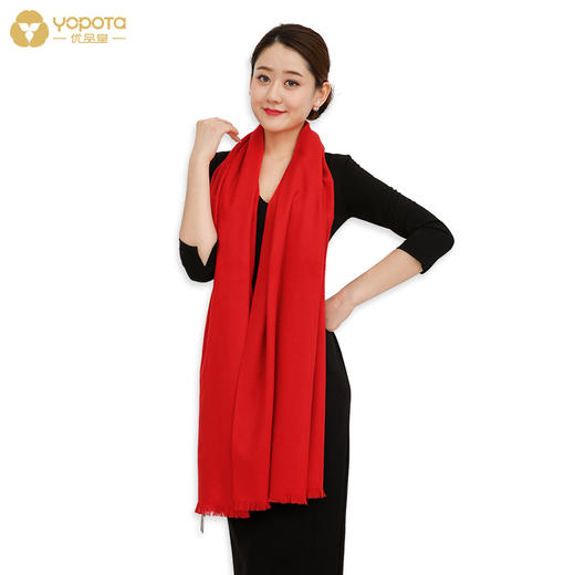 香港优品堂【雅致嫣然】春夏秋冬季高档羊绒百搭民族风保暖时尚礼品围巾 商品图0