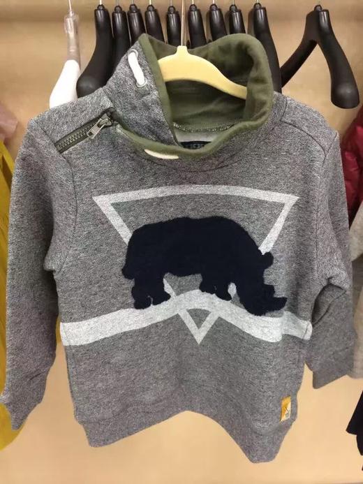 【孤品 捡漏】 加绒保暖卫衣   领子设计是亮点 胸口植绒设计也是亮点 商品图3