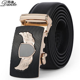 【服饰鞋包】品牌丹迪皮带男士 自动扣腰带纯牛皮商务裤带韩版潮流