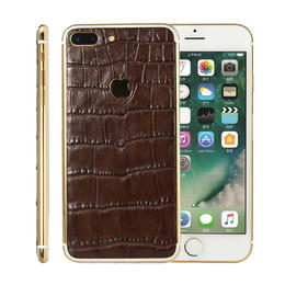 iPhone 7 / 7 Plus 棕色鳄鱼皮定制版