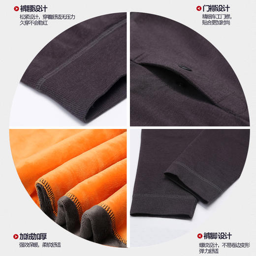 冬季男士保暖裤加厚加绒双层 护膝护腰棉裤 商品图3