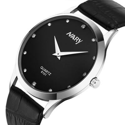 【手表】新款超薄手表潮流手表水钻表盘情侣表 商品图1