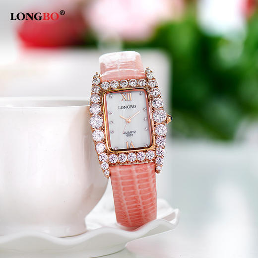 【手表】休闲防水石英表女士学生表镶钻时尚潮流情侣手表 商品图0