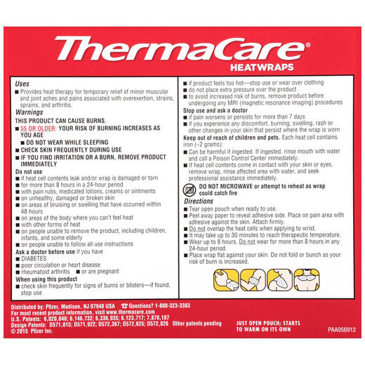 刘涛力荐的“救命热敷包” ！ThermaCare 热敷袋 商品图1