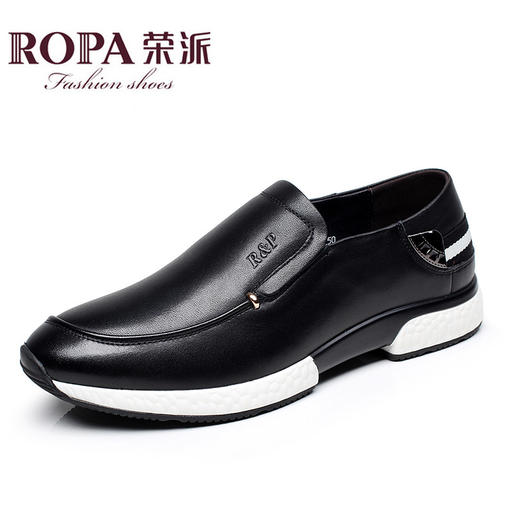 【服饰鞋包】春新款男士鞋休闲男鞋韩版一脚蹬男鞋懒人潮鞋品牌男鞋 商品图0