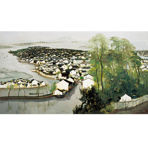 吴冠中|《鲁迅故乡》——综合版（油画） 商品图1