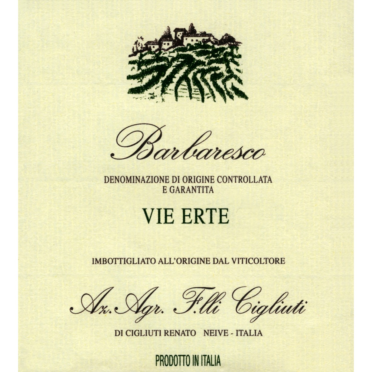 2012 仙柳蒂酒庄巴巴莱斯科老藤干红葡萄酒