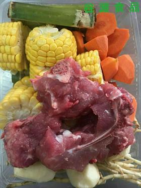 502 茅根竹蔗马蹄汤料  龙骨8两 竹蔗 茅根 马蹄 红萝卜 玉米 生姜