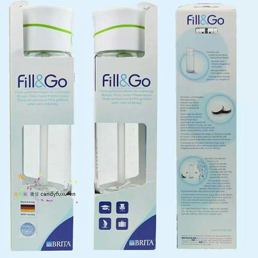 德国BRITA碧然德滤水杯登山杯 一杯四芯  600ml 商品图1