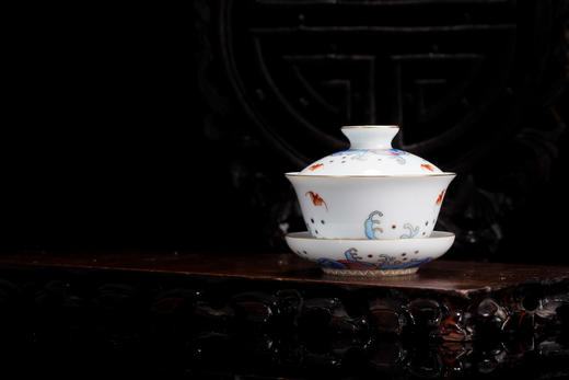 宝瓷林-福海生花珐琅彩正德杯10头茶具 商品图1