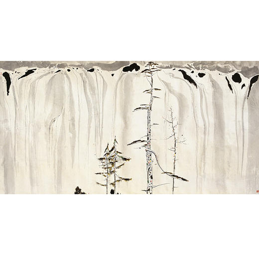 吴冠中|《瀑布》——综合版（水墨） 商品图1