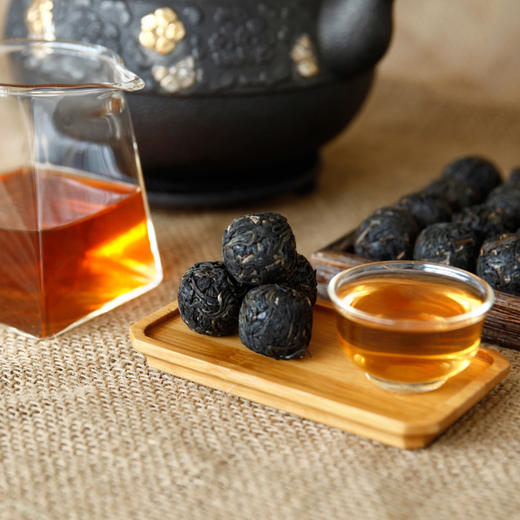 吉顺号普洱茶紫鹃茶生茶6~7g每粒* 25粒 商品图3