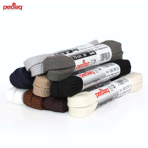 德国pedag扁形编织休闲鞋带5530 商品图0