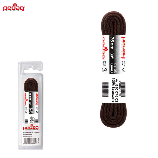 德国pedag实心圆形运动休闲鞋带5510 商品图2