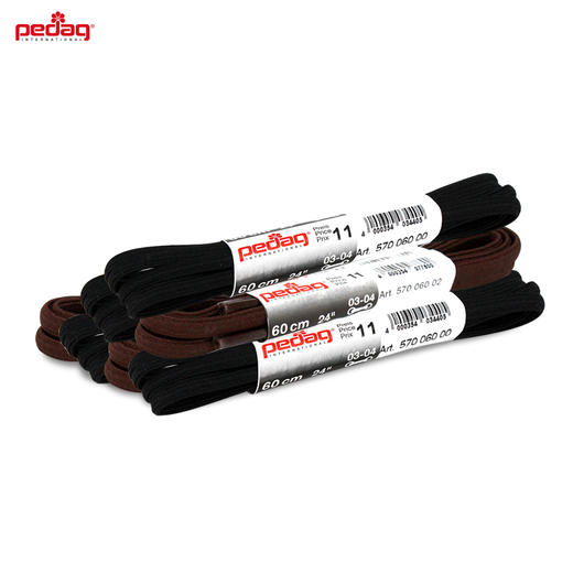 德国pedag扁形实心弹力休闲鞋带5570 商品图0