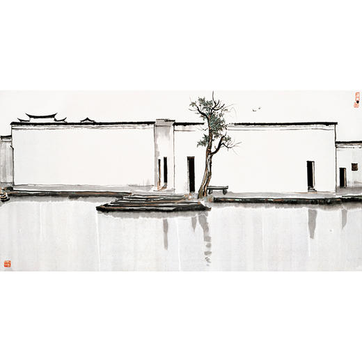 吴冠中|《双燕》——综合版（水墨） 商品图1