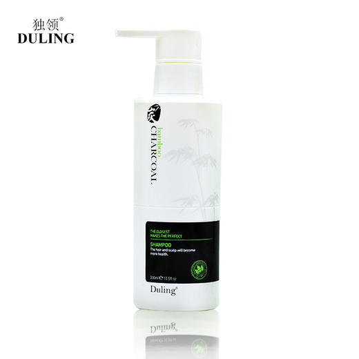 【洗发水】 独领竹炭无硅油滋养柔顺洗发水300ml保湿控油止痒洗头膏 商品图0