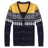【服饰鞋包】秋季民族风男士圆领毛衣加肥加大码男式开衫针织衫胖子男装 商品缩略图0