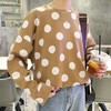 【上衣】秋冬新款韩版显瘦波点宽松卫衣T恤打底衫女装 商品缩略图0