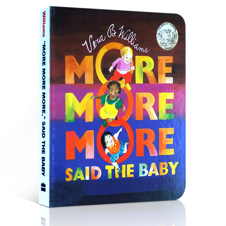 【凯迪克银奖】英文原版 More More More Said the Baby    三个婴儿的故事  儿童纸板书