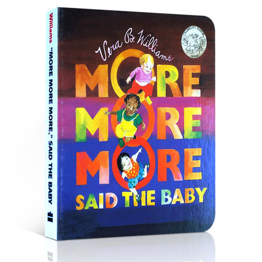 【凯迪克银奖】英文原版 More More More Said the Baby    三个婴儿的故事  儿童纸板书 商品图0