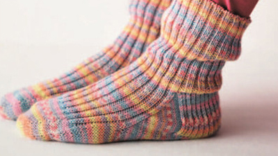 袜子的几种不同织法