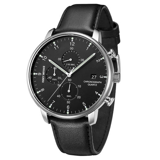 isseymiyake三宅一生c系列01秒精确计时腕表黑色盘面