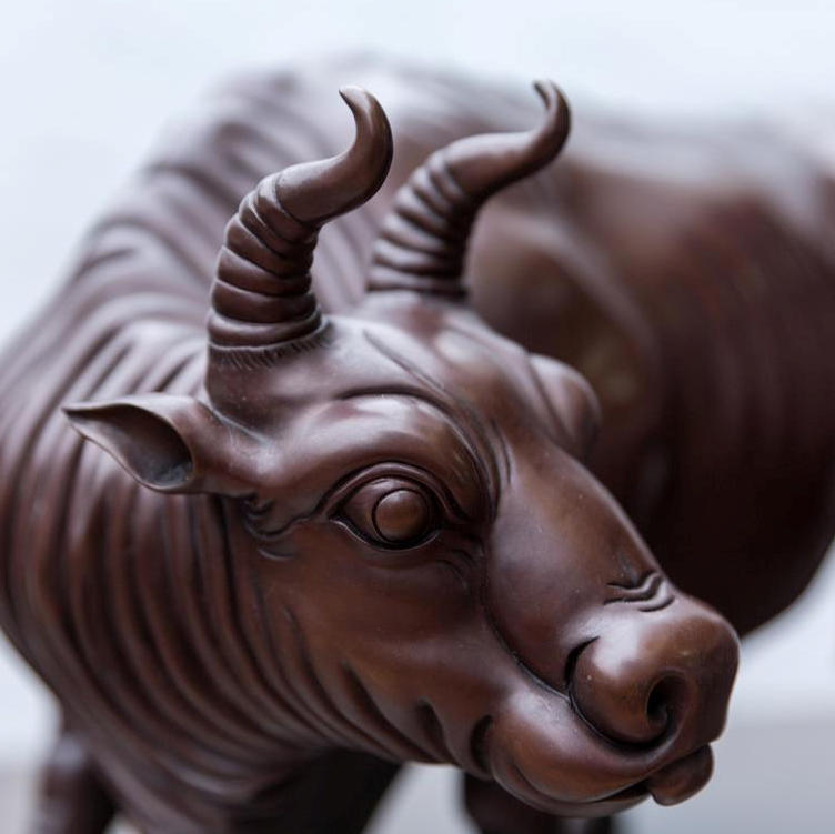 朱炳仁铜铸《五牛图》中国牛 真牛