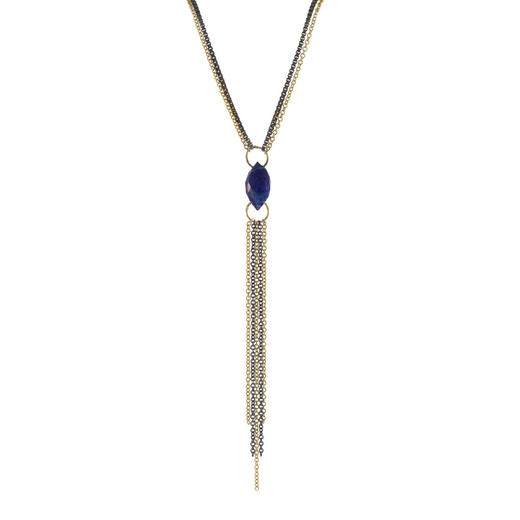 北京仓｜Lulu Designs-Milan-青金石流苏 项链［美国设计师］ 商品图0