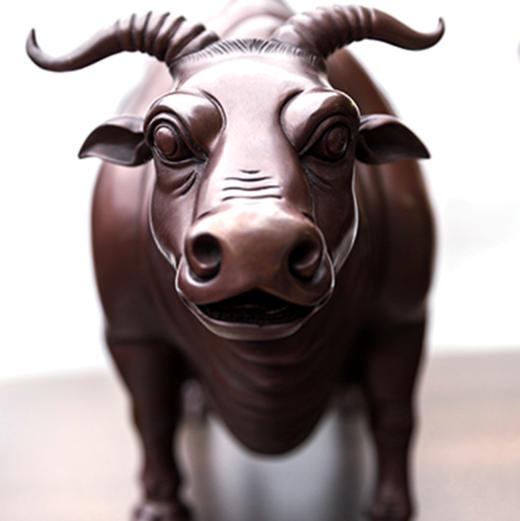 朱炳仁铜铸《五牛图》中国牛 真牛