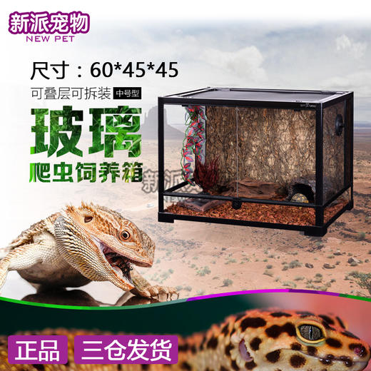 ★【REPTIZOO】爬箱饲养箱 可拆可摞 爬虫饲养箱鬃师陆龟半水龟变色龙蜥蜴 商品图0